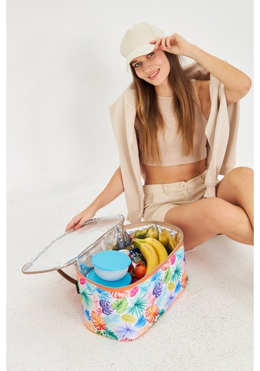 Superbag 22 Litre Piknik/kamp Çantası Sepeti. Termal Termos Çanta Sıcak-soğuk Koruma Sağlar Luna-20250137 Luna Çok Renkli