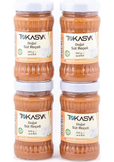 Tokasya Doğal Süt Reçeli Kavanoz 4 x 350 G
