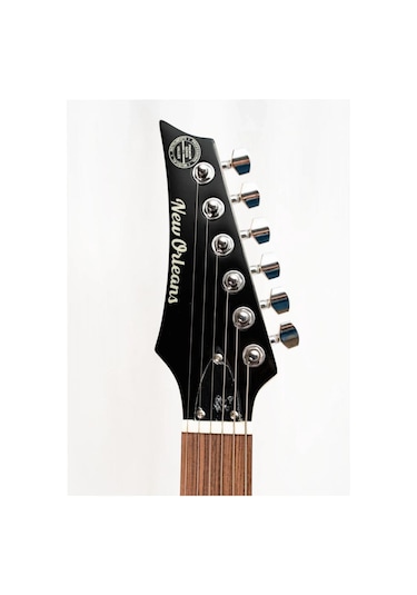 New Orleans Fts240 Mat Koyu Kahve Solak Elektro Perdesiz Gitar