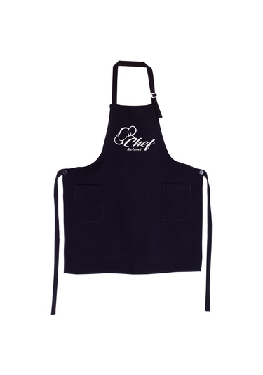 Mutfak Önlüğü Kişiye Ve İsme Özel Nakışlı Mutfak Önlüğü Şef 1 Farklı Renkler Siyah