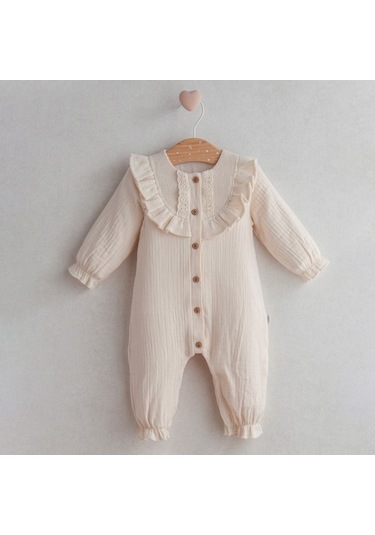 Tongs Baby Ceremony Girl Tulum 5431 Ekru