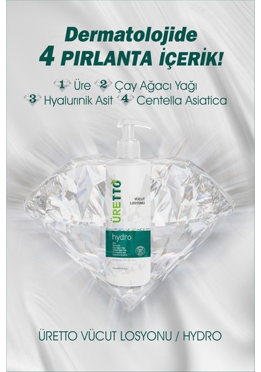 Üretto Hydro Vücut Losyonu 200 ML