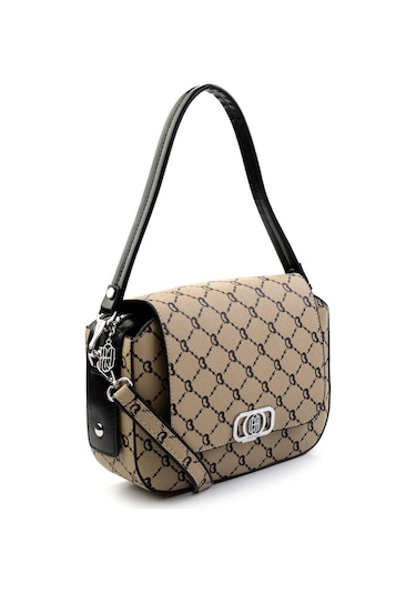 Bambi Bej 1 Kadın Postacı Çanta C06636431451 Bej