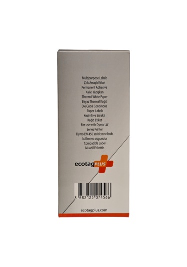 Ecotagplus Dymo Muadili Etiket - 25 Mm X 25 Mm - 5 X 750 Adet - Eko Paket 1