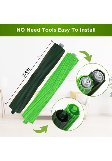 Sointeresting İrobot Roomba I7 I7+ I8 I3 I6+ Plus E5 E6 E7+ Robot Süpürge Aksesuarları Silindir Fırçalar Filtreler İçin Yedek Parçalar