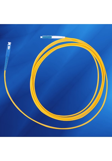 Fosenze Optik Fiber Kablo Sc-lc Upc Tek Mod 3m - Dayanıklı Pvc, Seramik Ferrule, Düşük Kayıp, Kolay Kurulum 2 Adet