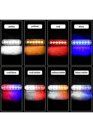 Suofeng 12-24v Led Acil Durum Işık Barı - 16 Modlu, Ip65 Su Geçirmez, 50.000 Saat Ömürlü
