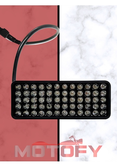 Çakarsız Ultra Parlak Motosiklet Kedi Gözü Boyutlu Stop Lambası Extra Farkedilebilirlik Sağlar