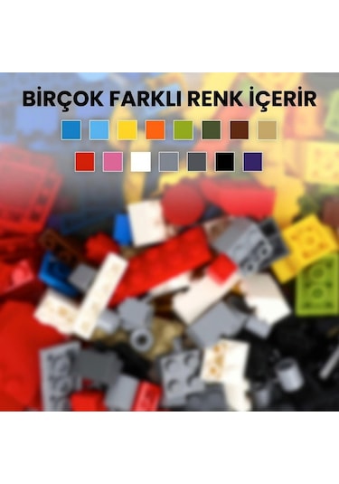 557 Parça Yapı Oyuncak Uyumlu Yapı Blokları Seti - Polis Arabası Yarış Aracı Ve Gemi Yapım Oyuncağı