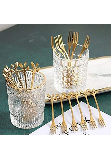 Metabagua 16 Adet Tatlı Kaşığı Ve Çatal Seti Kek Çatalı Kahve Kaşığı Meyve Çatalı Paslanmaz Çelik-gümüş Wsutrg Gümüş