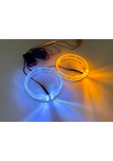 Angel Halka Cree Chipset 95mm Beyaz Turuncu Sinyal Modlu