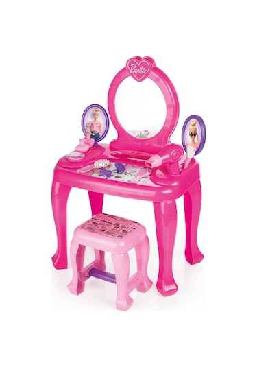 Dolu 1609 Barbie Ayaklı Makyaj Masası ve Sandalye Seti