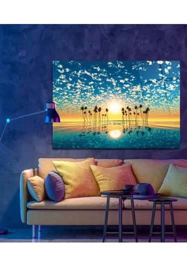 Palmiyeler Cam Tablo