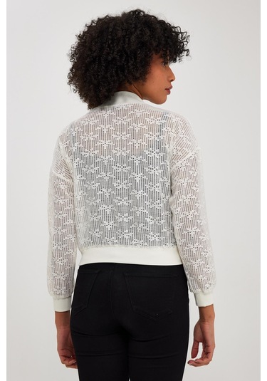 Alexandergardı Kruvaze Yaka Dantel Bluz B23-0095 001