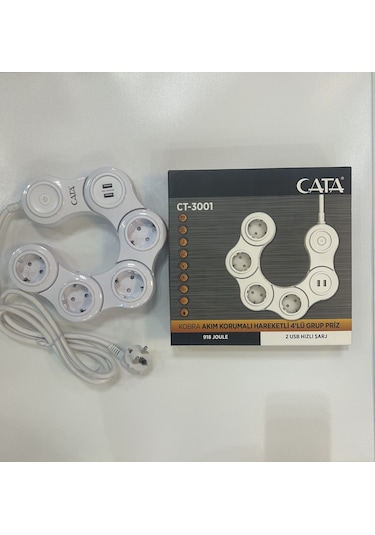 Cata Hareketli Akım Korumalı 4lü 1.5 Mt