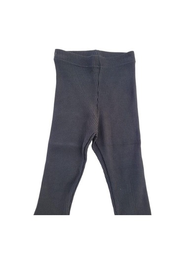 Kız Çocuk Kaşkorse İspanyol Paça Tayt Pantolon-11748 SiYAH