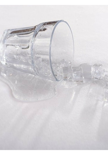 %100 Pamuk Lastikli Su Geçirmez Sıvı Geçirmez Yatak Koruyucu Yatak Alezi Beyaz