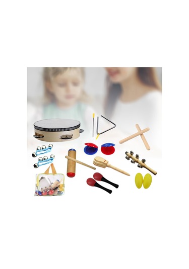 Suntek 10 Adet Montessori Perküsyon Müzik Aletleri El Göz