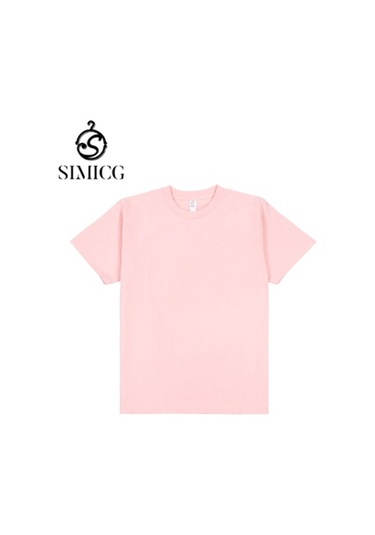 Yeni Japon Ağır Pamuklu Kısa Kollu Açık Pembe Açik Pembe