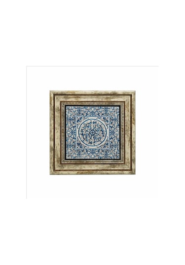 İtalyan Deseni Baskılı Taş Tablo 25x25 704