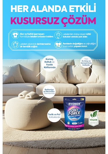 Clean Oxi Force Toz Leke Çıkarıcı 750 Gr