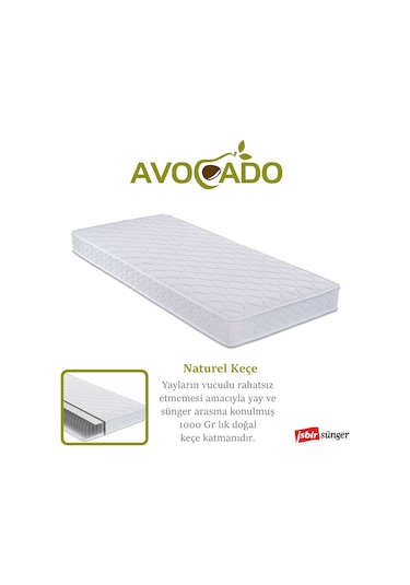 Onlıne-Yatak 70X140 Ortopedik Yaylı Yatak Avocado 70X140 Yaylı Yatak