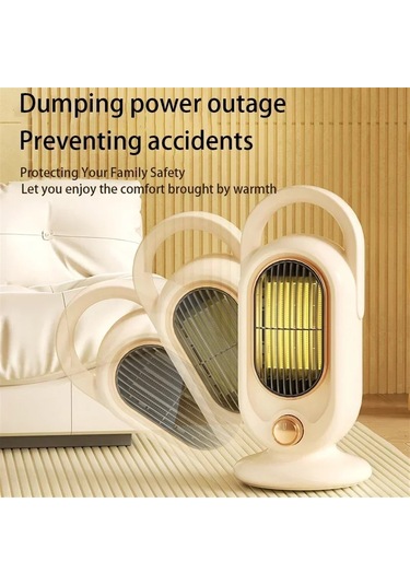 Jialan Jl Tinsol Taşınabilir 1200W Hızlı Isıtma Elektrikli Isıtıcı