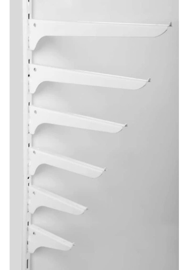 Uzmangrupraf Uzman Grup Raf Beyaz Raf Kolu-Destek- 15 Cm Raf Desteği