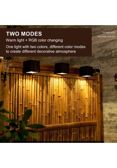 Ebitda Yaozixa Güneş Enerjili Duvar Lambası - Su Geçirmez Açık Hava Işıkları, Ev Ve Bahçe İçin Mükemmel Lamba