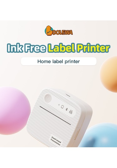 Skycity B3 Kiremit Desenli Mini Termal Yazıcı - Bluetooth, Kağıtsız, 200dpı, Etiket/fotoğraf/ödev Yazdırma, Öğrenci Ve Ev Kullanıma Uygun