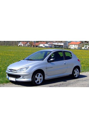 8665c3 Sol Ön Kapı "quıksilver" Yazı Peugeot 206