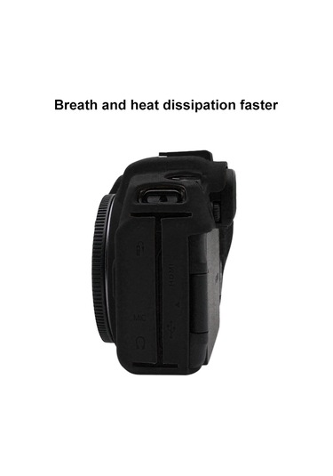 Canon Eos Rp İçin Puluz Yumuşak Silikon Koruyucu Kılıf Siyah