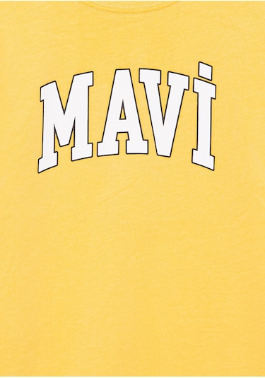 Mavi - Mavi Logo Baskılı Sarı Tişört 7610109-71377 Sarı