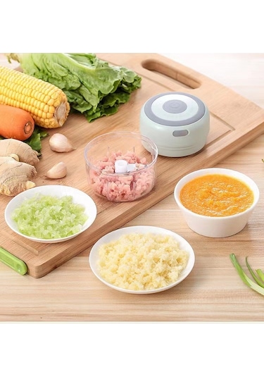 100ml Elektrikli Sarımsak Öğütücü - Kuzey Yeşili
