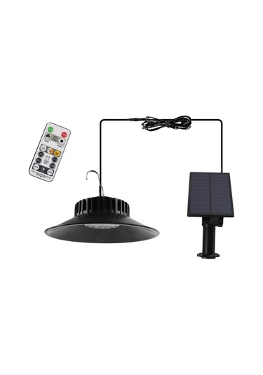 Gajeena Güneş Enerjili Dış Mekan Led Lambası, Ip65 Su Geçirmez, 3 Renk Tonu, Uzak Kumanda, Çadır Ve Bahçe Işığı Tekli Paket