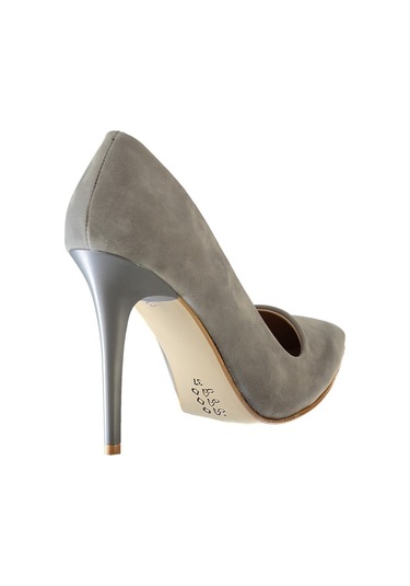 Fox Shoes Gri Kadın Topuklu Ayakkabı 8922151902