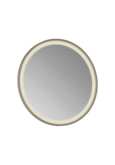 Creavit Patara Yuvarlak Led Ayna 60 Cm Mat Cappuccino Cam