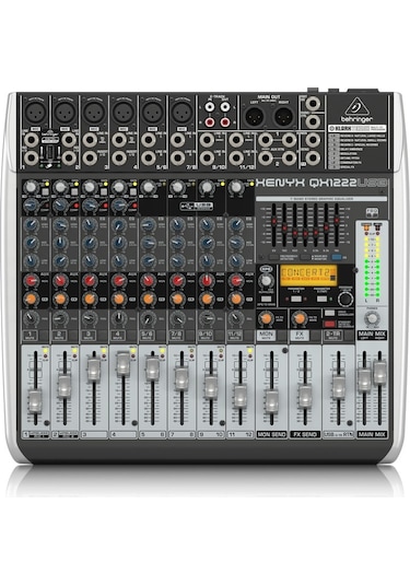 Behringer Qx1222Usb Premium 16 Girişli 2/2 Bus Mixer Fx