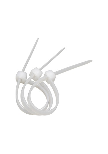 Powermaster 10 Cm 3.6 Mm Beyaz Kablo Bağı 100lü Paket