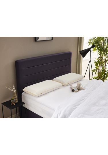 Büyük Boy Ortopedik Visco Yastık - Air Comfort Cilt Dostu Anti Uv Xxl Uyku Yastığı Yumuşak Tuşe 1 Adet Çok Renkli