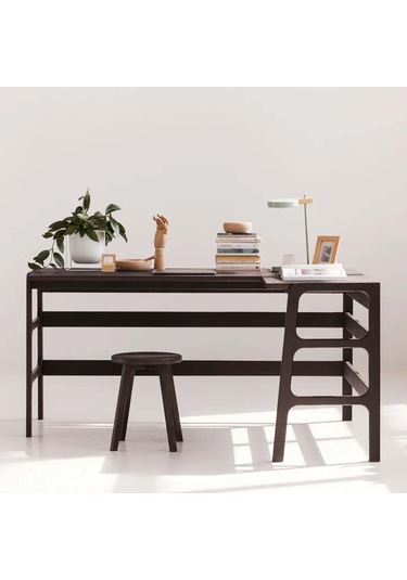 Woodesk Luz Ahşap Çalışma Masası 160x65 Ceviz Renk Cpt4644-160