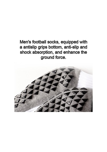 Konesam Erkek Spor Çorapları: Kalın Pamuklu, Antrenman Futbol Çorapları, Kayma Önleyici, Dayanıklı, Kısa/uzun Seçenekli, Beyaz Beyaz