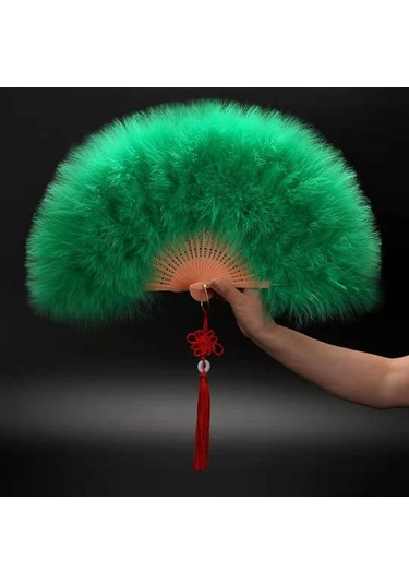 Pembe Tüy Katlanır Yelpaze Japon Tatlı Peri Kız Gotik Mahkeme Dansı El Yelpazesi