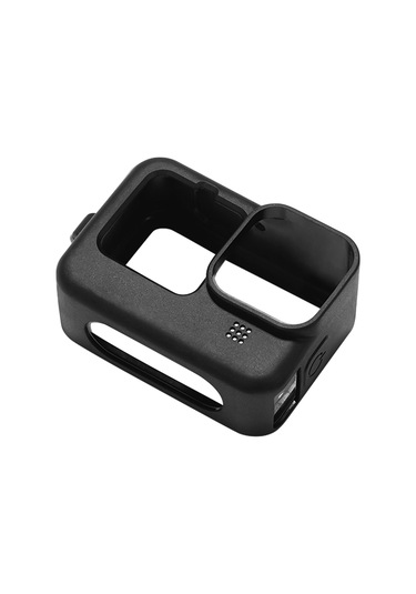 Jeehugo Gopro Hero 9/10 Kamera Korumalı Silikon Kılıf - Lens Kapağı Ve Kayıp Engelleme Eldiveni İle Tam Koruma Aksesuarı
