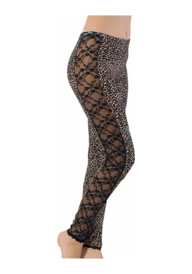 Polkan Bayan Tayt Leopar Desenli 212