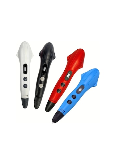 Xuweiwei Beyaz 3 Boyutlu Cizim Kalemi Seti Pla Filament Kalem Resim Kitabi Sarf Malzemeleri Kablo Cocuklar Ve Yeni Baslayanlar Icin