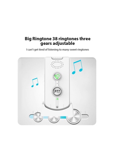 2 Adet Interkomlar Kablosuz Ev Sesli Çift Yönlü Arayan Beyaz