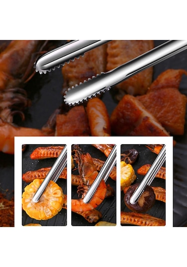 Suntek Magideal Yiyecek Barbekü Maşası Cımbız Ekmek Klipsi Küçük