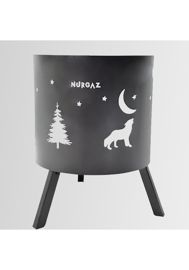 Nurgaz Ng N066 Kamp Orman Şöminesi Izgaralı Çok Renkli
