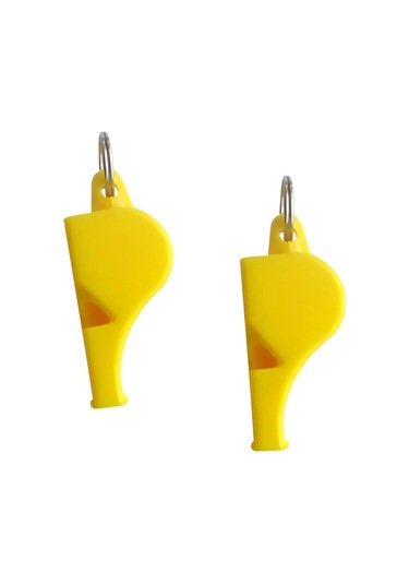 Dolıty Acil Durumda Hayatta Kalma Plastik Düdük Deniz Sarı